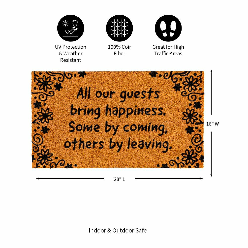 Plow & Hearth All Our Guest Coir Mat