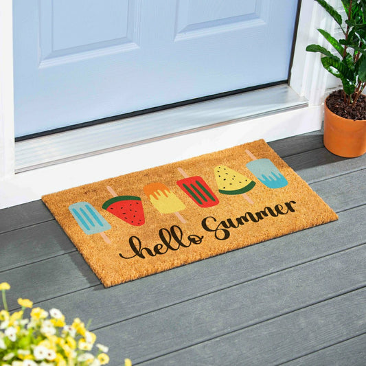 Plow & Hearth Summer Treats Coir Mat