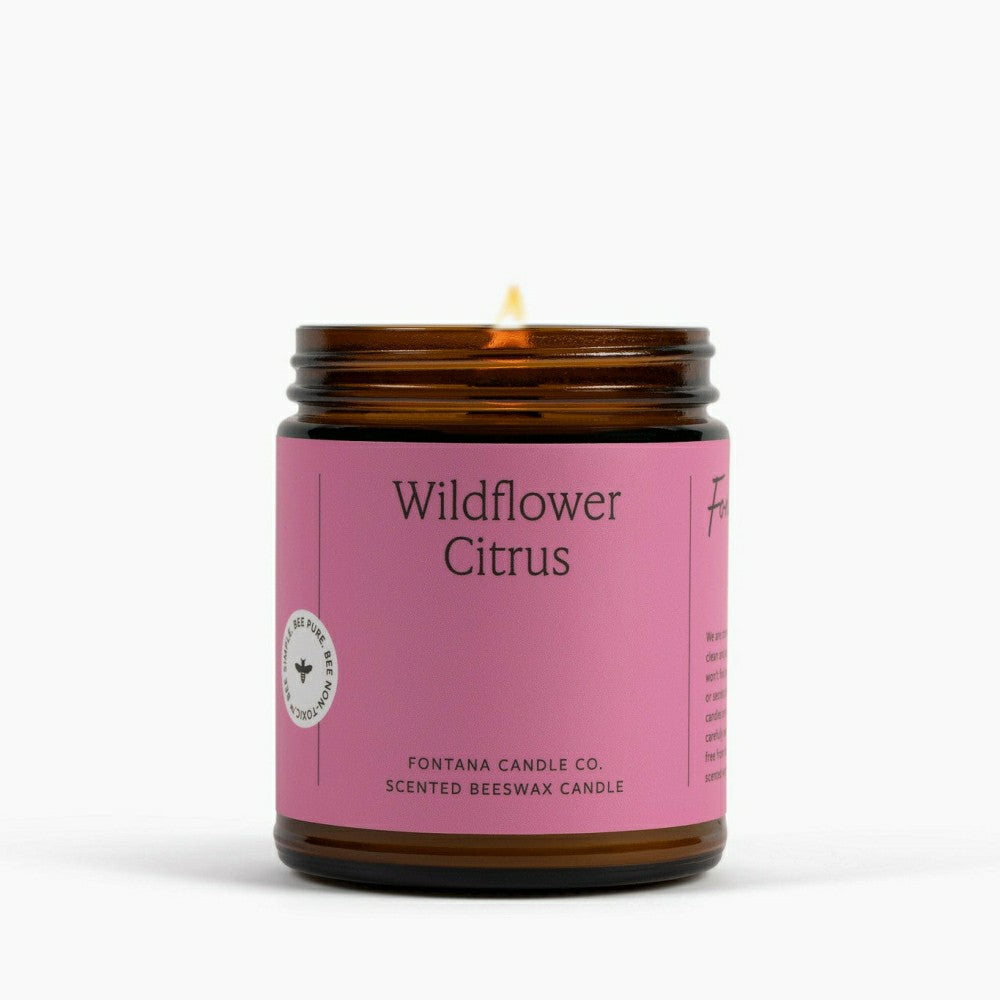Plow & Hearth Wildflower Citrus Jar Candle