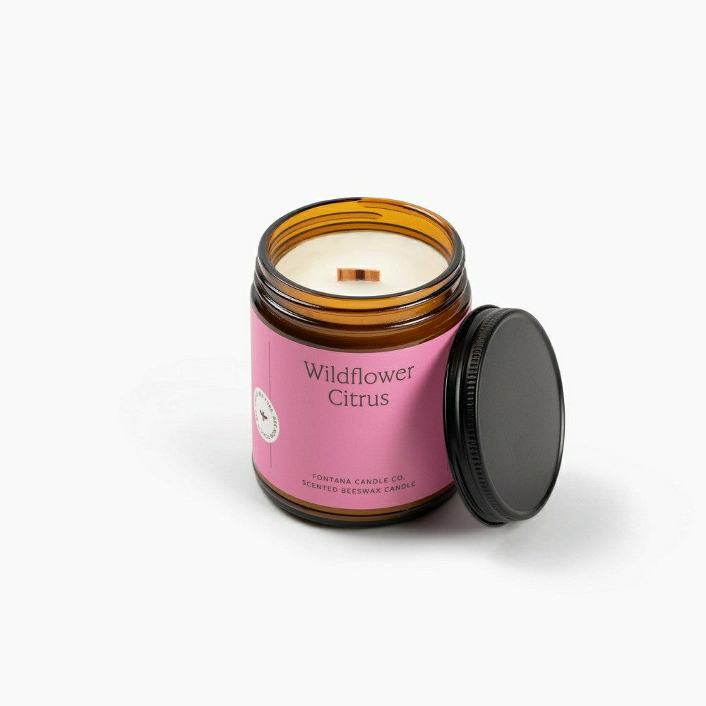 Plow & Hearth Wildflower Citrus Jar Candle