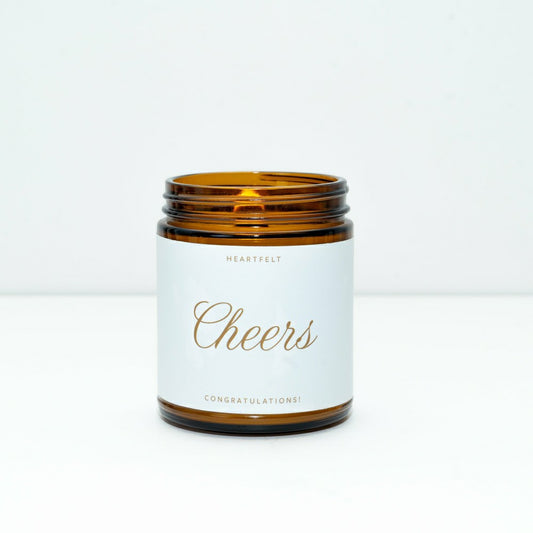 Plow & Hearth Cheers! Congratulations Jar Candle