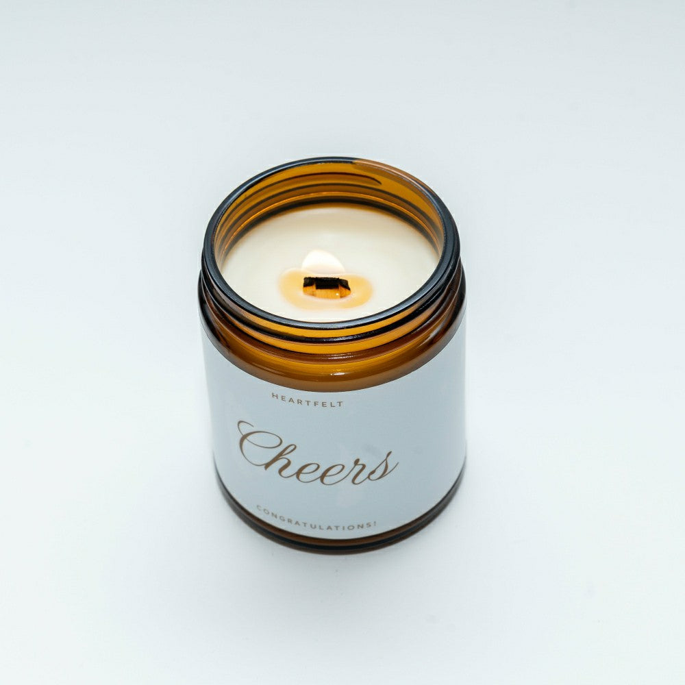 Plow & Hearth Cheers! Congratulations Jar Candle