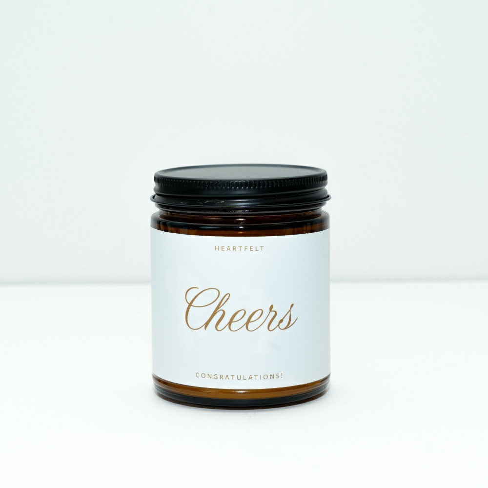 Plow & Hearth Cheers! Congratulations Jar Candle