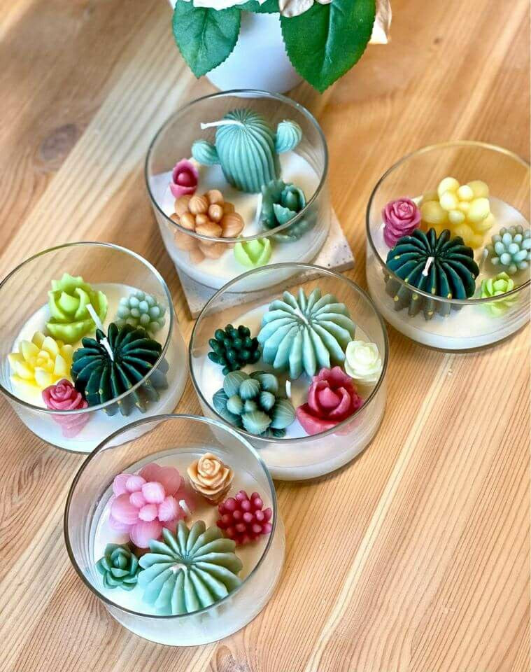 Plow & Hearth Garden Terrarium Candle