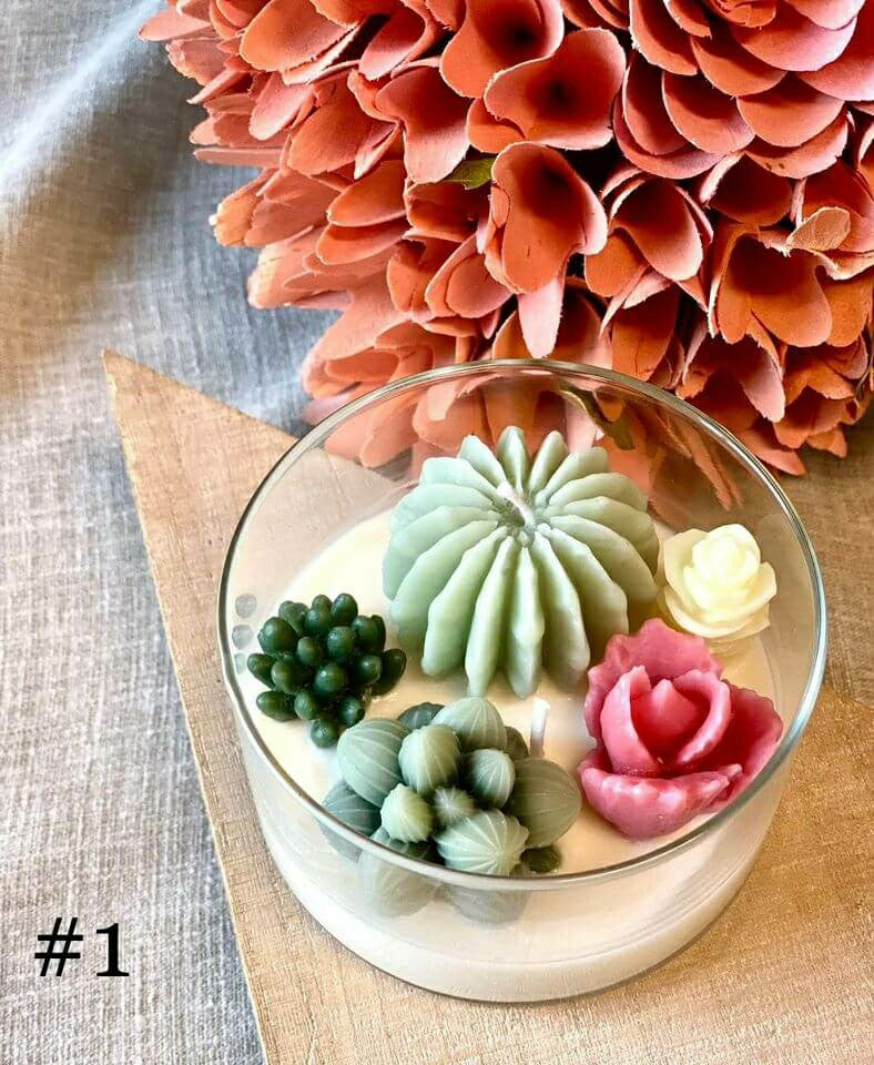 Plow & Hearth Garden Terrarium Candle