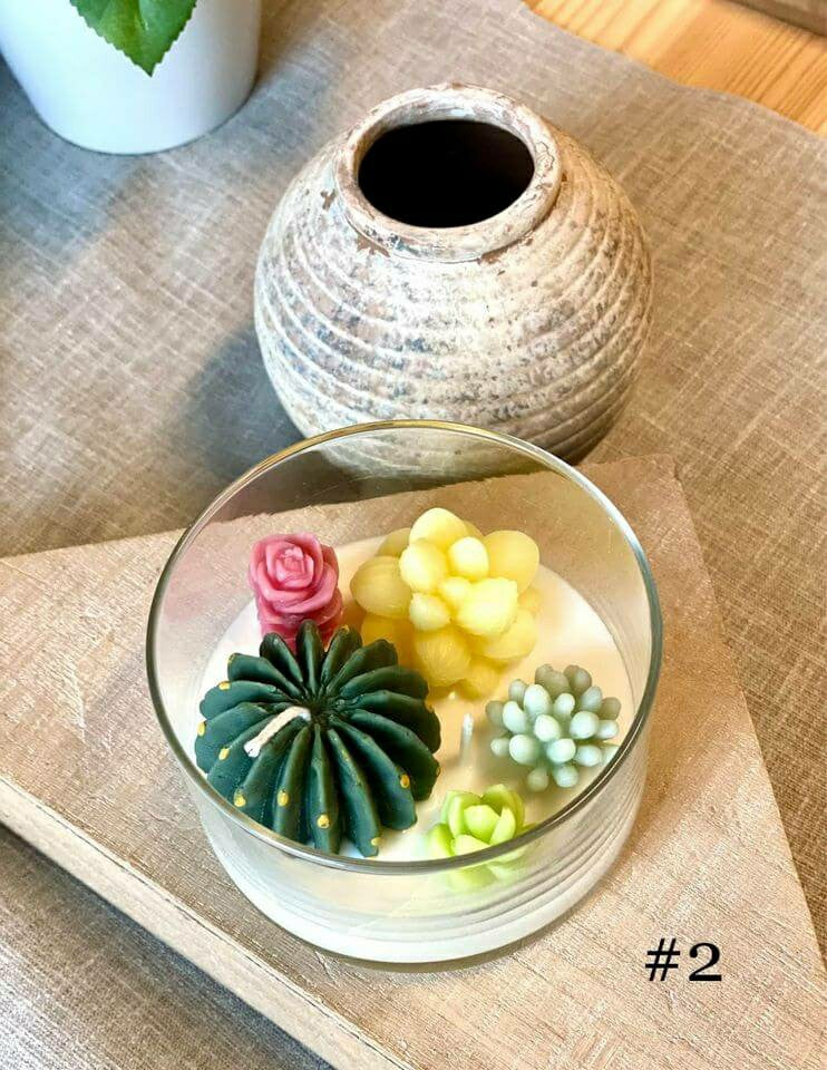 Plow & Hearth Garden Terrarium Candle