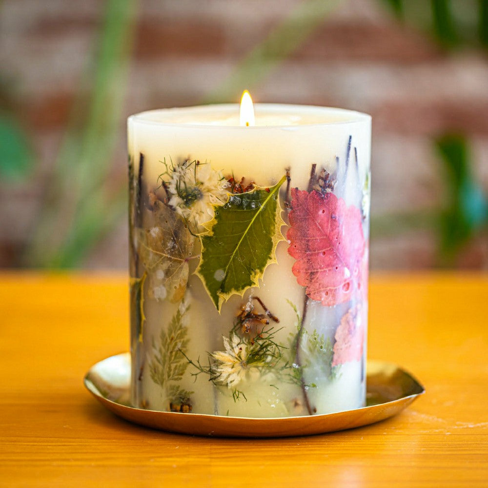 Plow & Hearth Accent Botanical Candle - Forest