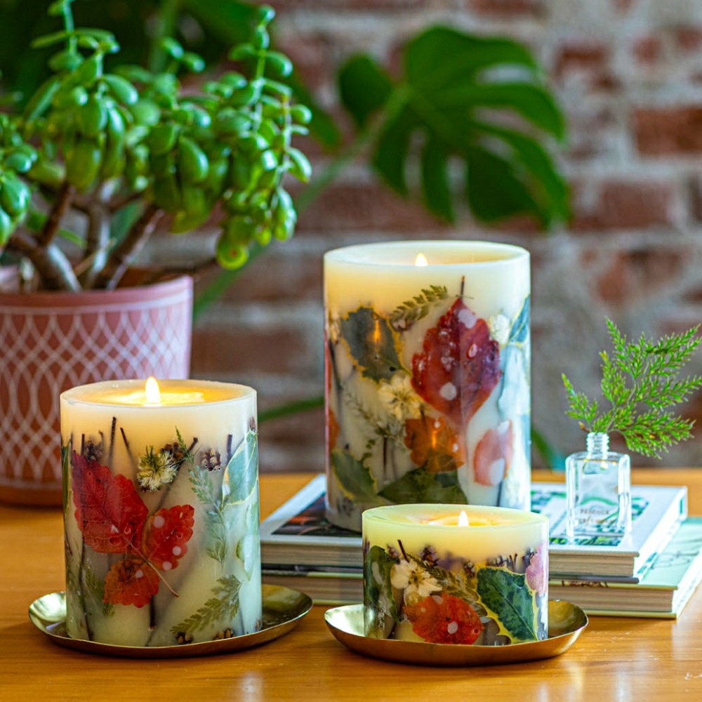 Plow & Hearth Accent Botanical Candle - Forest