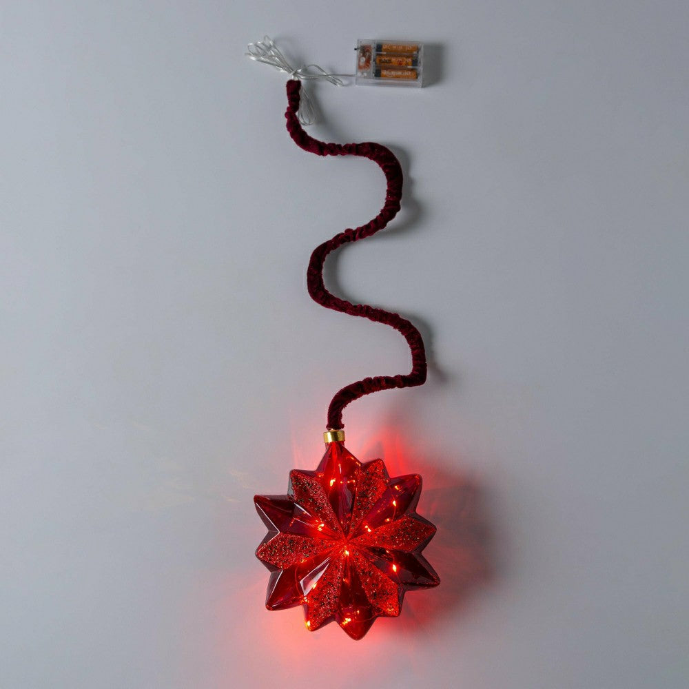 Plow & Hearth Star Rope Hanging Light