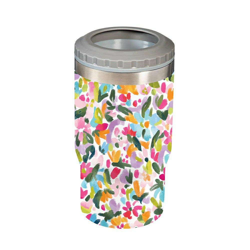 Plow & Hearth In Bloom Stainless Steel Quatre Chiller with Silicone Cap and Tumbler