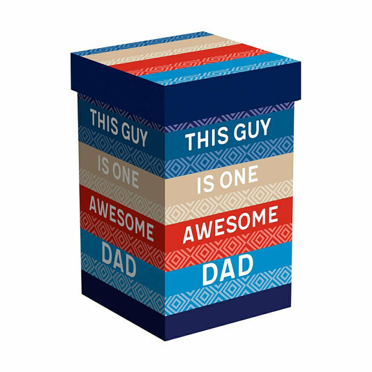 Plow & Hearth Awesome Dad Ceramic Perfect Cup, 17oz, Gift Box