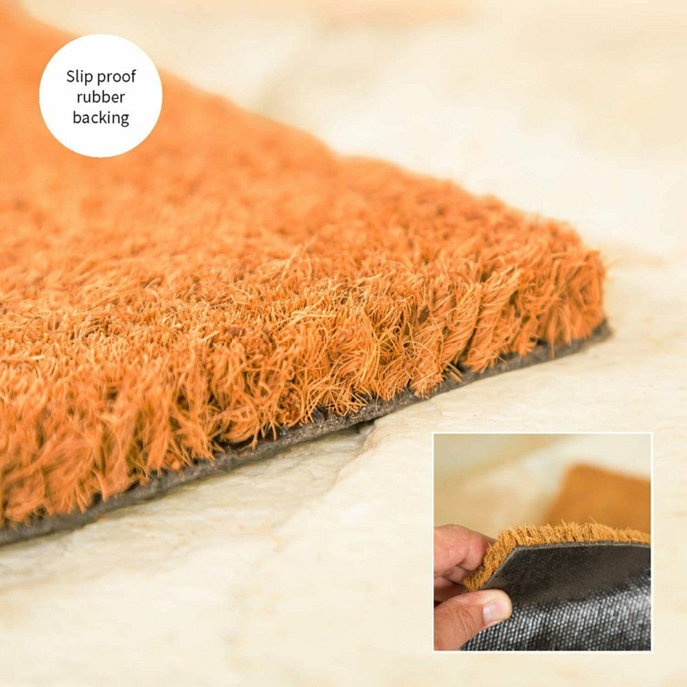 Plow & Hearth Hey Boo! Coir Doormat, 28"x16"