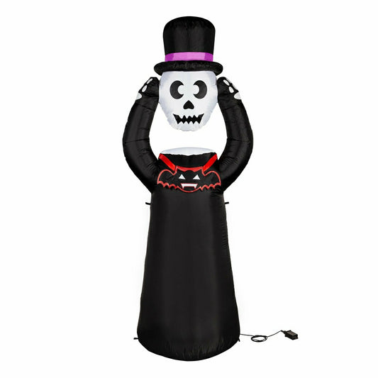 Plow & Hearth Lighted Headless Skeleton Halloween Inflatable
