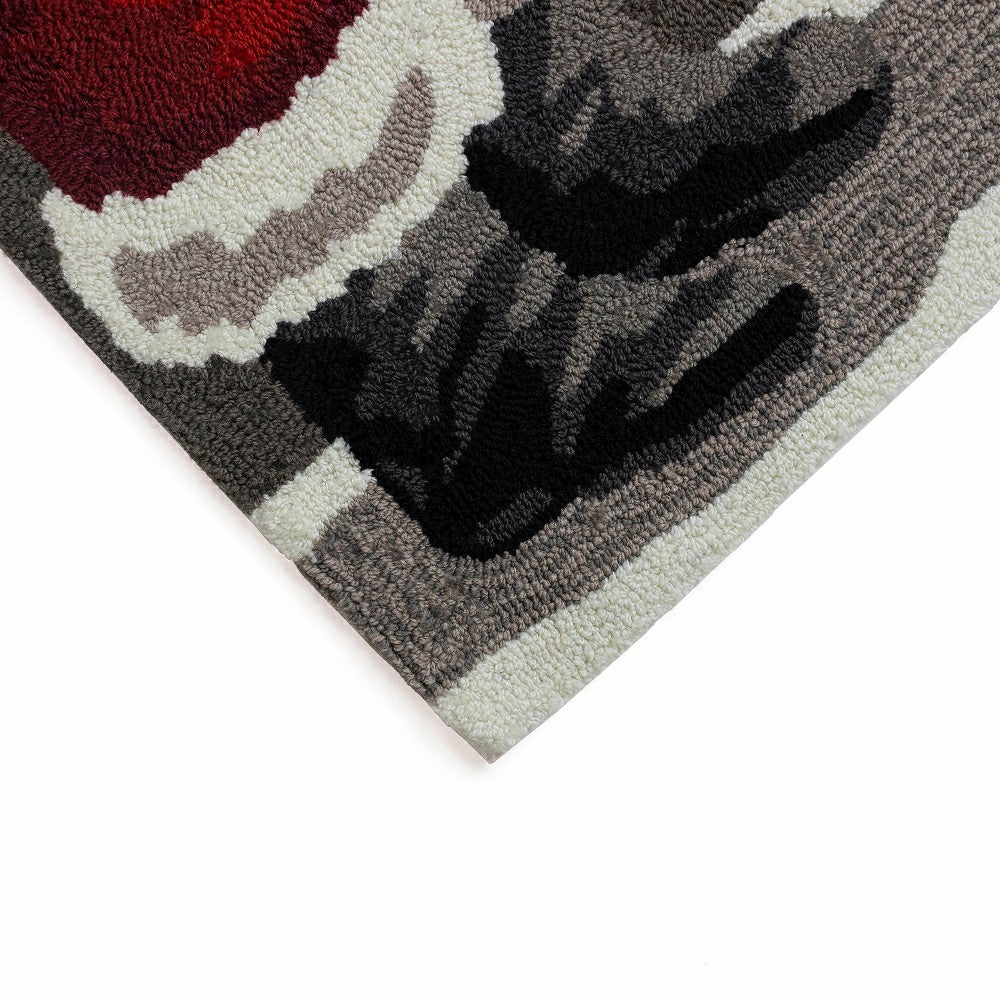 Plow & Hearth Indoor/Outdoor Hand-Hooked Good Dog Accent Rug, 24" x 36"
