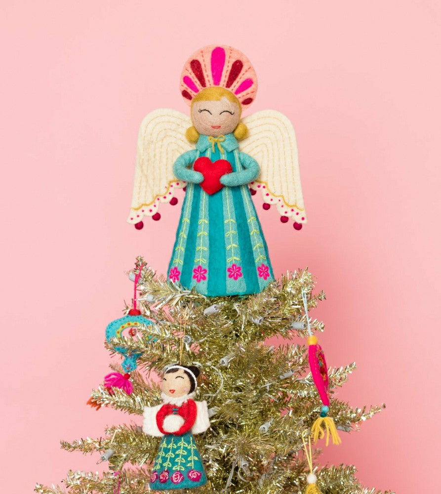 Plow & Hearth Celestial Tree Topper - Carol