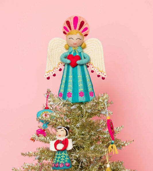 Plow & Hearth Celestial Tree Topper - Carol