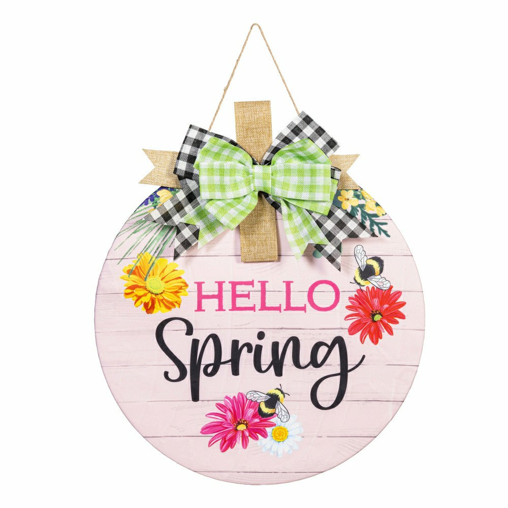 Plow & Hearth Multi Season Wooden Décor 1, 4-Season Interchangeable Door Decor Set