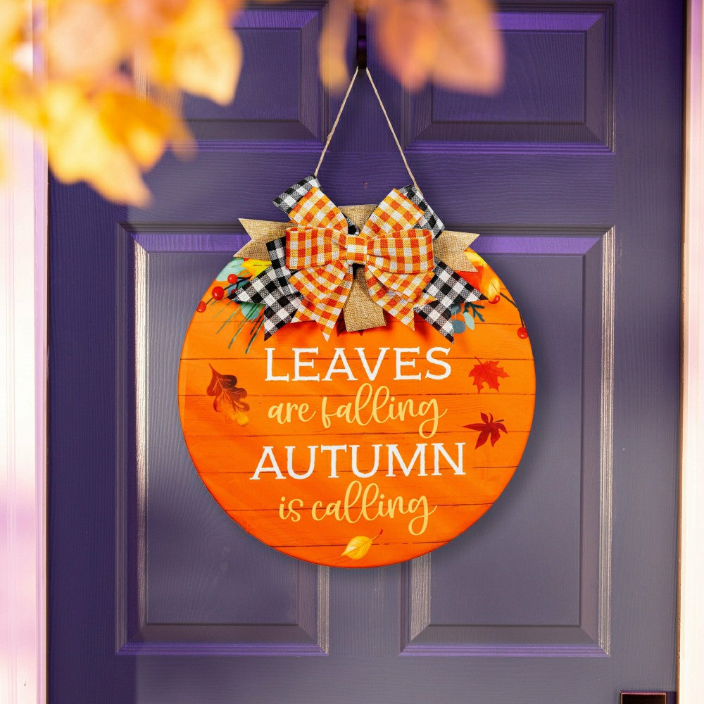 Plow & Hearth Multi Season Wooden Décor 1, 4-Season Interchangeable Door Decor Set