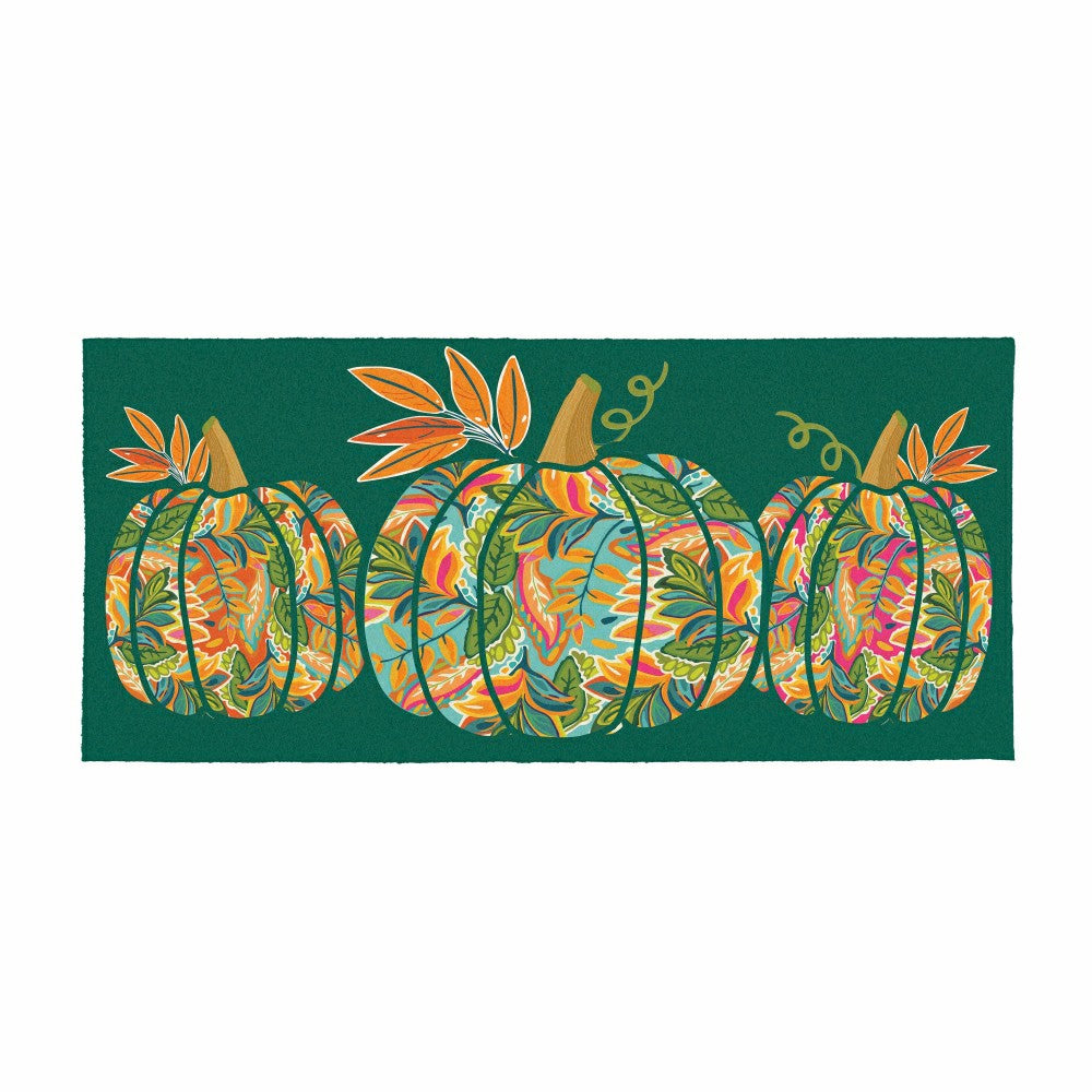 Plow & Hearth 22X10” FLOCKED COIRSASSAFRAS MAT