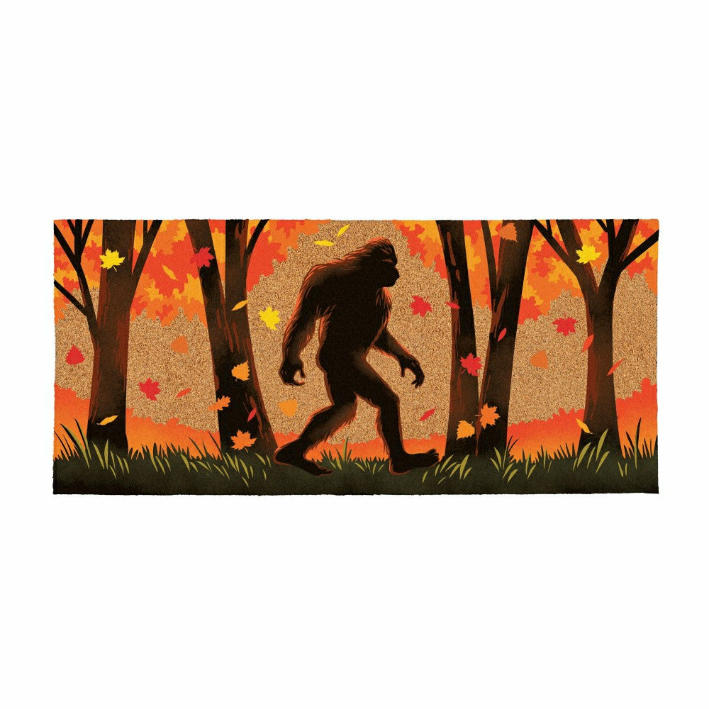 Plow & Hearth Harvest Bigfoot Flocked Coir Sassafras Switch Mat, 22"x10"