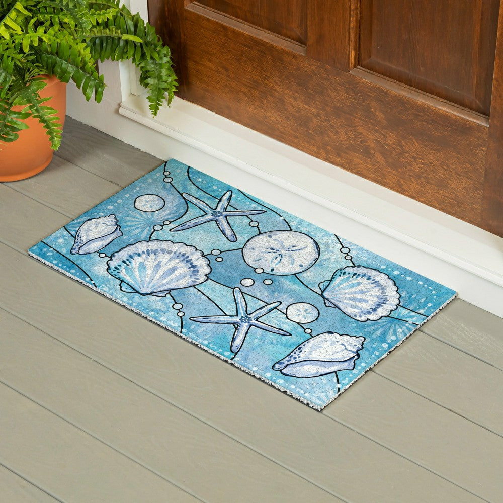 Plow & Hearth EG Studio Palm Beach Coastal PVC Mat (28x16)