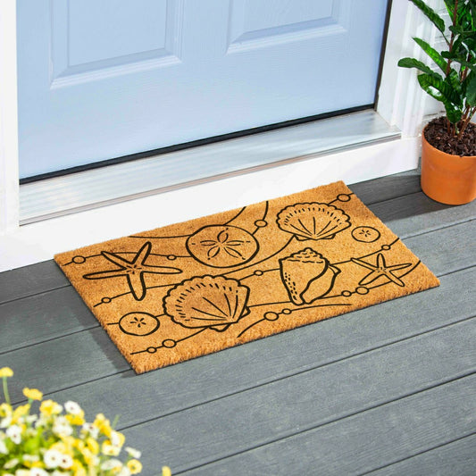 Plow & Hearth EG Studio Palm Beach Coastal Coir Mat (28x16)