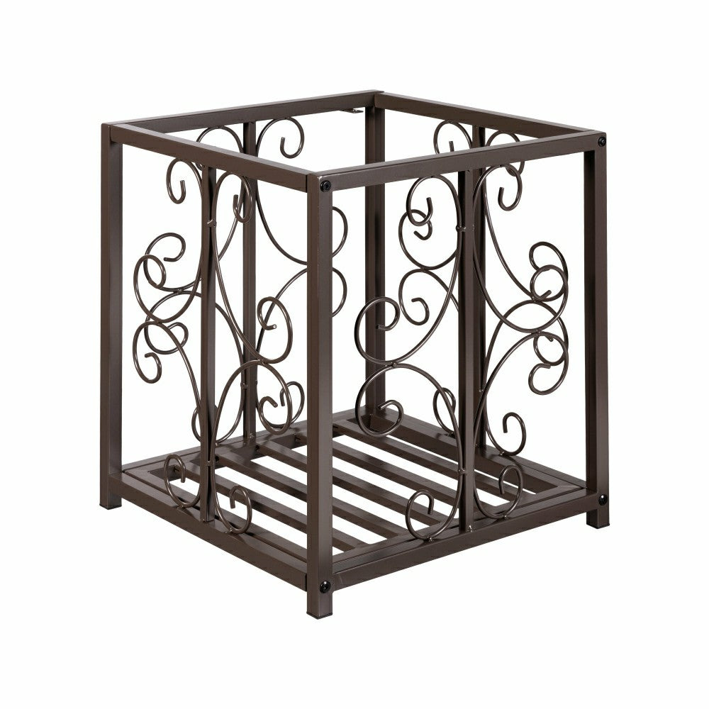 Plow & Hearth Elegant Swirl Plant Stand