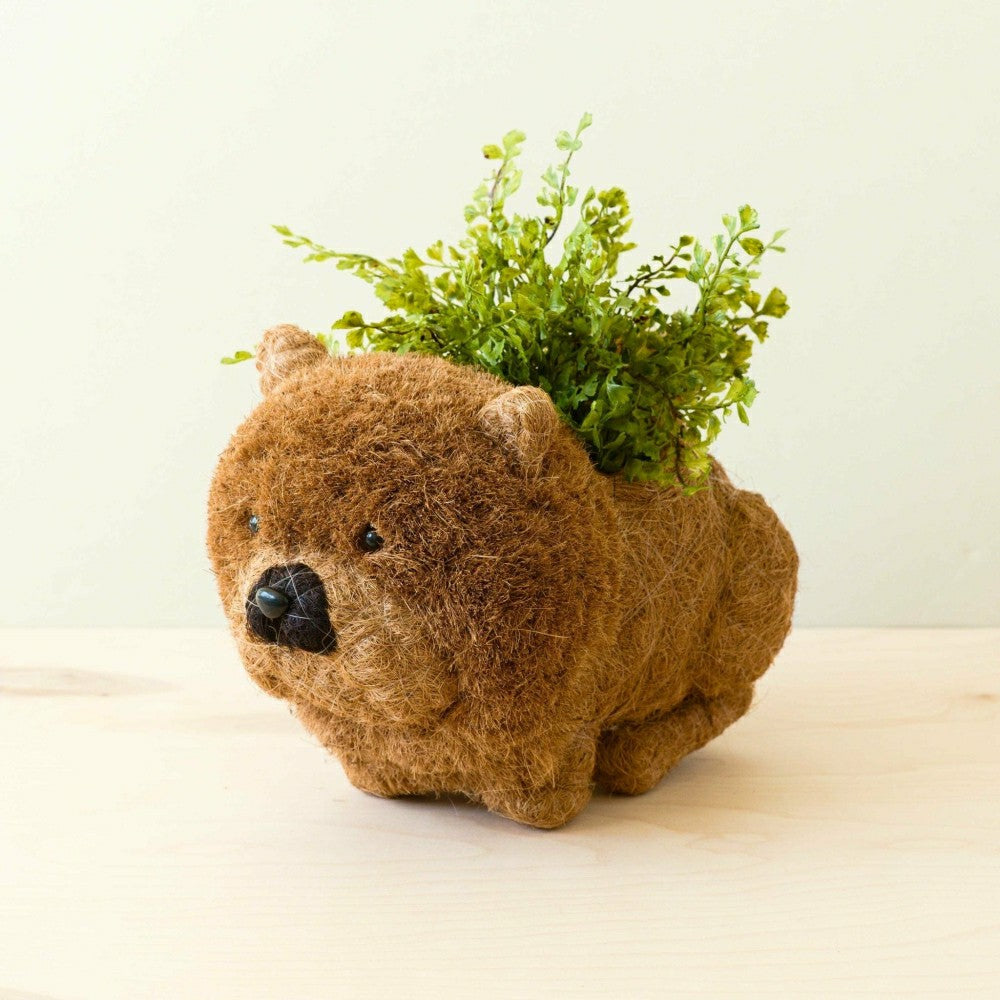 Plow & Hearth Chow Chow Planter - Dog Plant Pot
