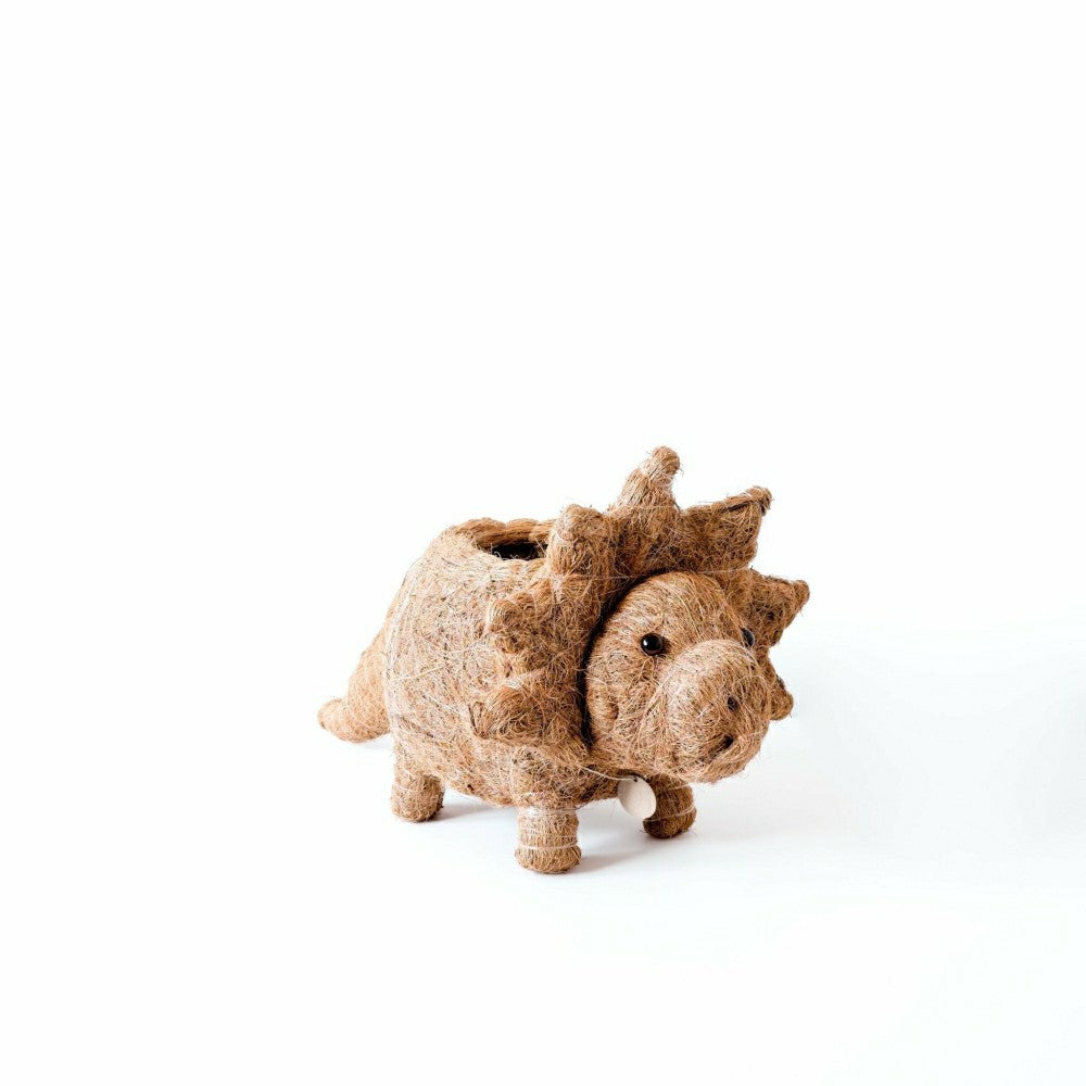 Plow & Hearth Triceratops Planter - Coco Coir Pots