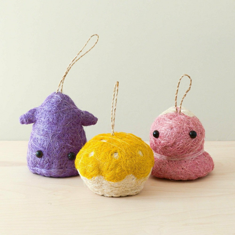 Plow & Hearth Squid Hanging Planter for Air Plants - Handmade Plant Pot