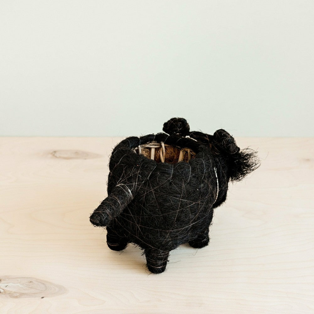 Plow & Hearth Schnauzer Planter - Coco Coir Pots
