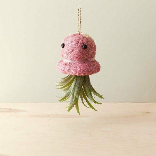 Plow & Hearth Octopus Planter for Air Plants - Handmade Hanging Planter