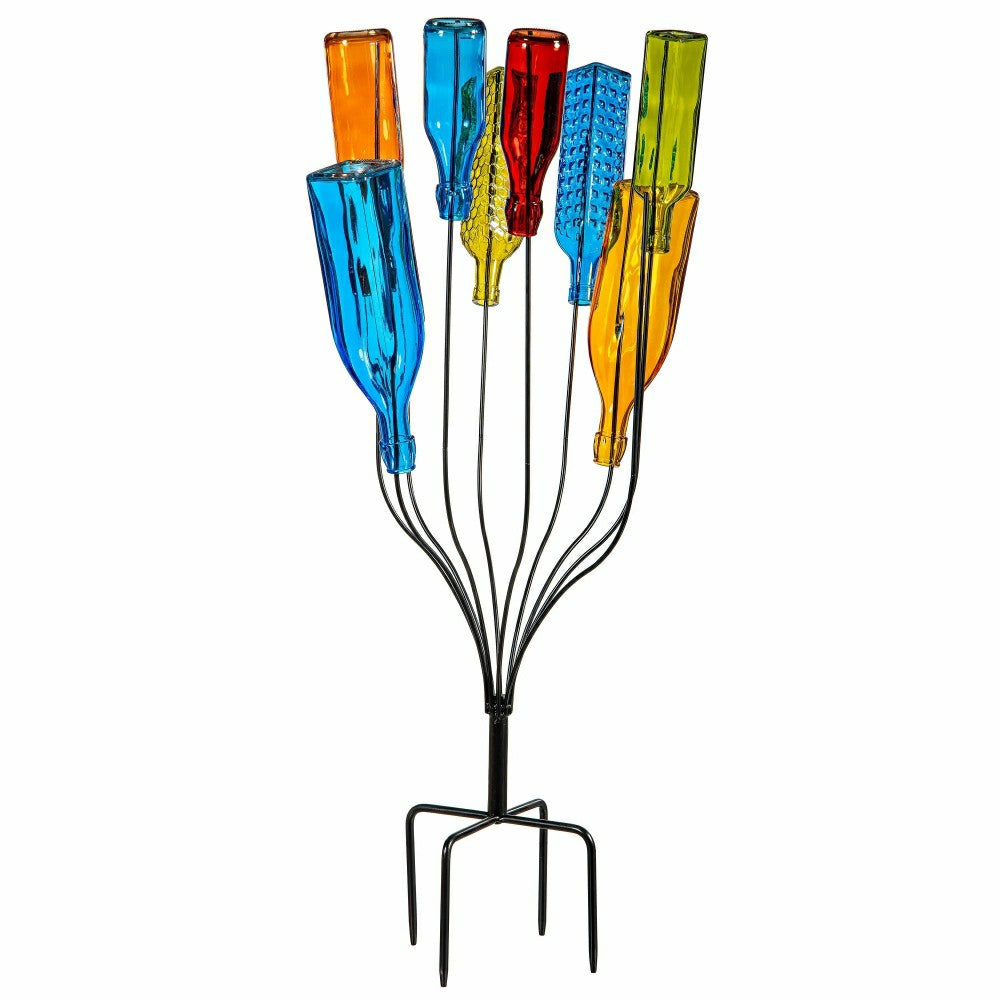 Plow & Hearth Metal Outdoor Bottle Tree Bush