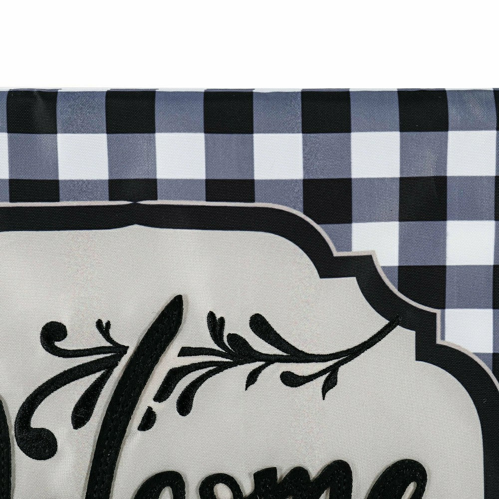 Plow & Hearth Classic Welcome Home Applique Garden Flag