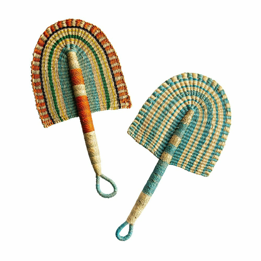 Plow & Hearth Small Woven Fan