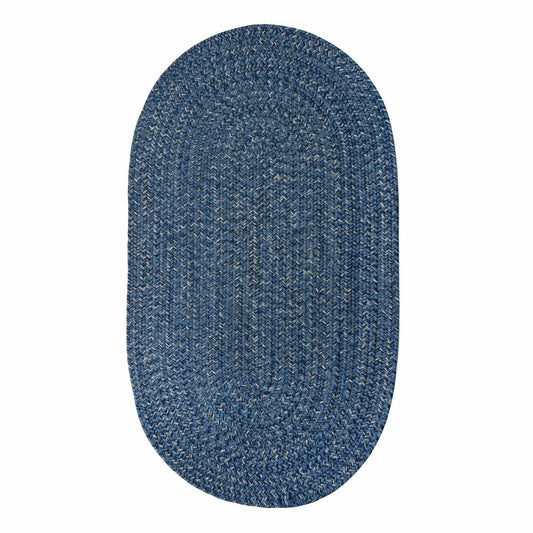 Plow & Hearth Indoor/Outdoor Oval Pine Creek Braided Polypropylene Rug, 4' x 6'