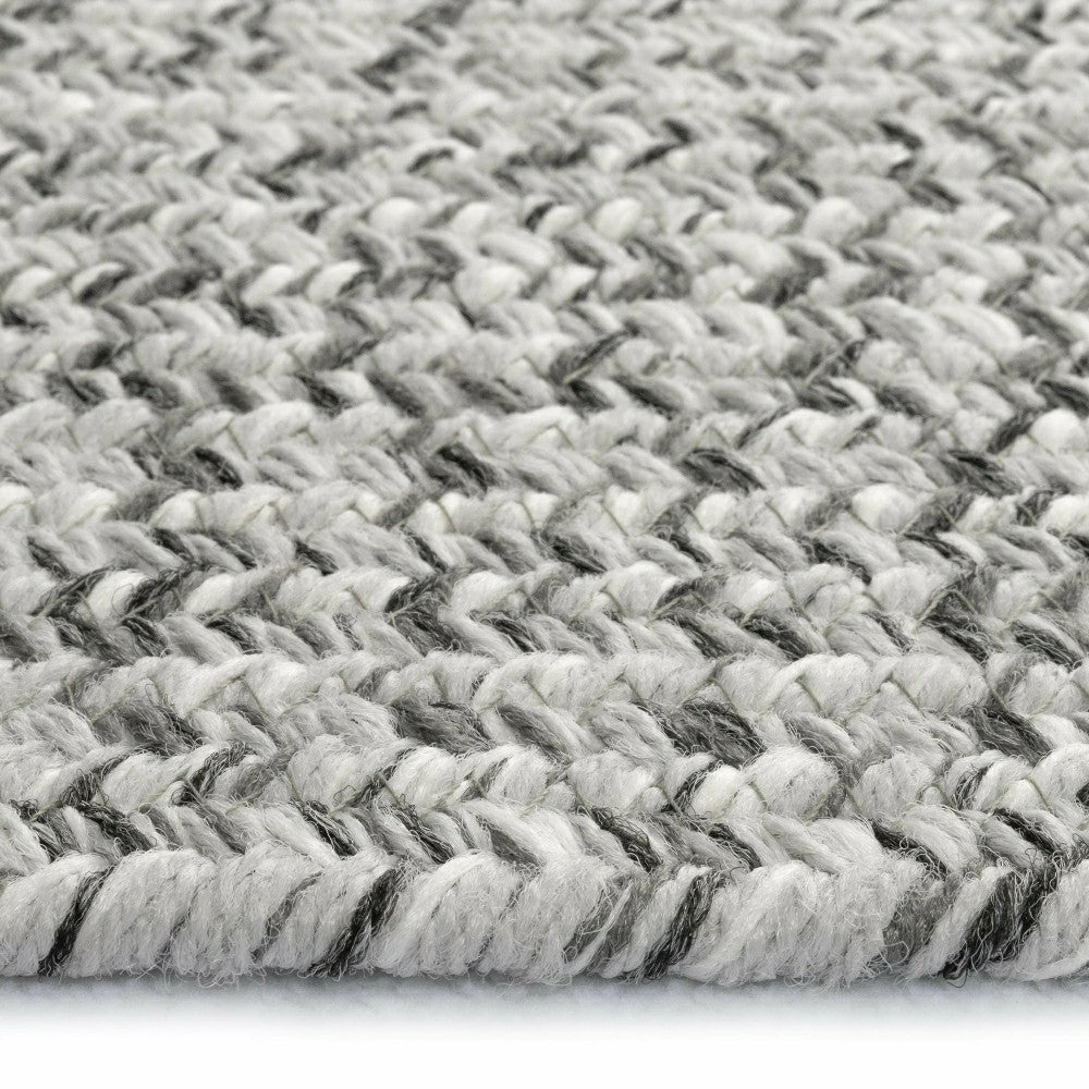 Plow & Hearth Indoor/Outdoor Oval Pine Creek Braided Polypropylene Rug, 4' x 6'