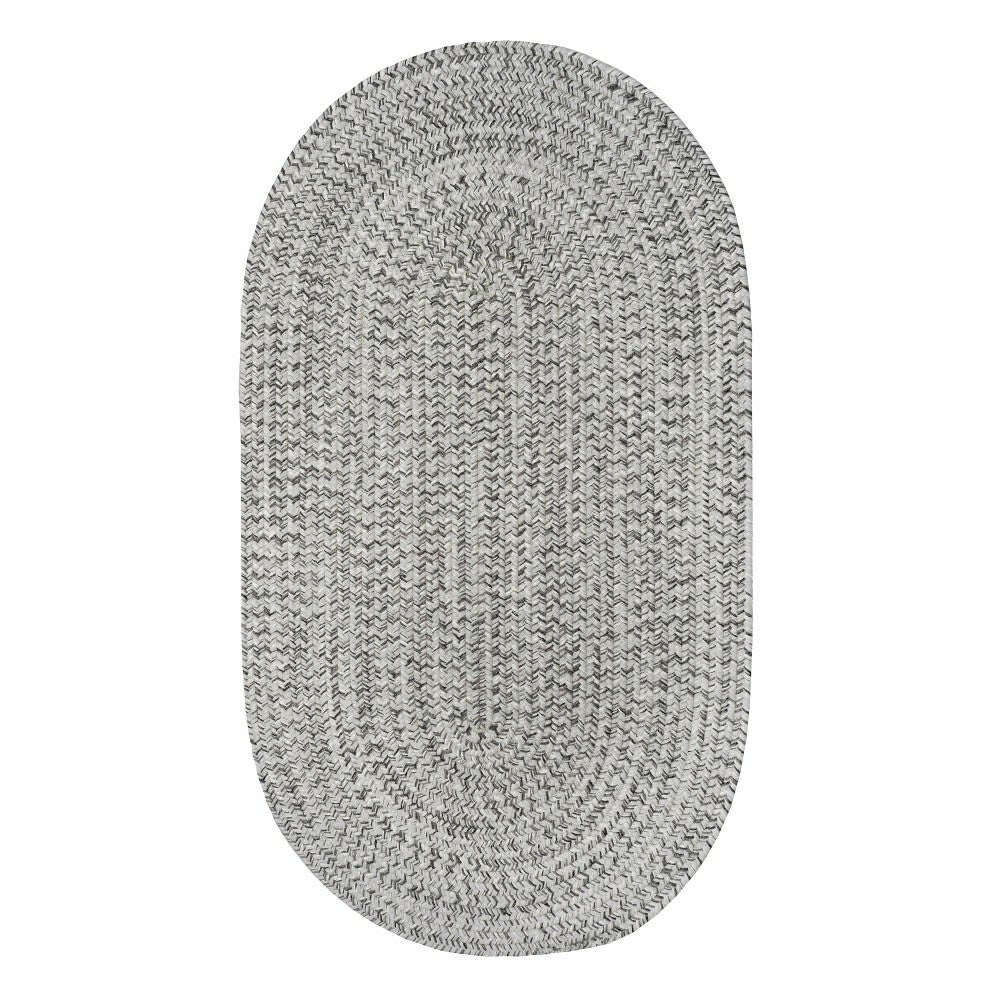 Plow & Hearth Indoor/Outdoor Oval Pine Creek Braided Polypropylene Rug, 3' x 5'