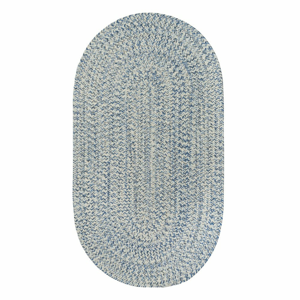 Plow & Hearth Indoor/Outdoor Oval Pine Creek Braided Polypropylene Rug, 3' x 5'