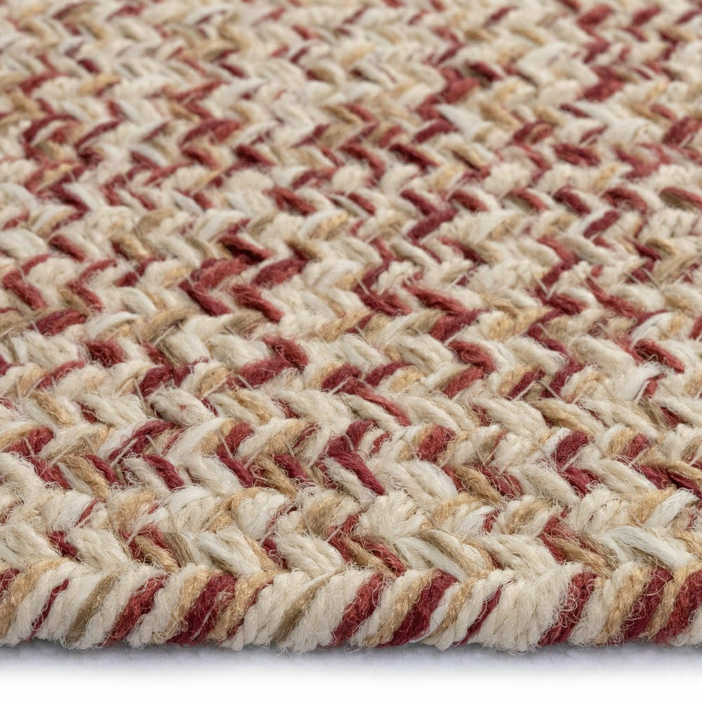 Plow & Hearth Indoor/Outdoor Oval Pine Creek Braided Polypropylene Rug, 2' x 3'