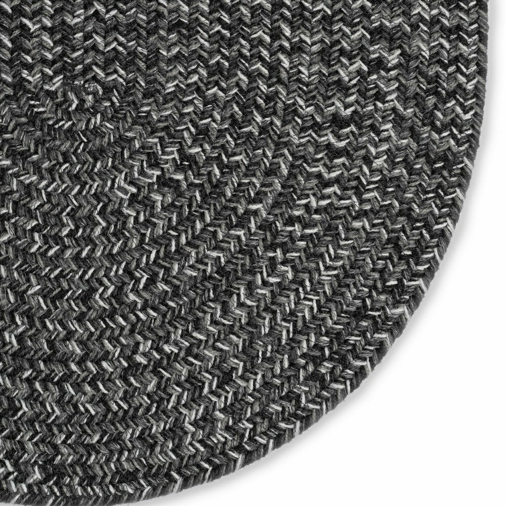 Plow & Hearth Indoor/Outdoor Oval Pine Creek Braided Polypropylene Rug, 2' x 3'