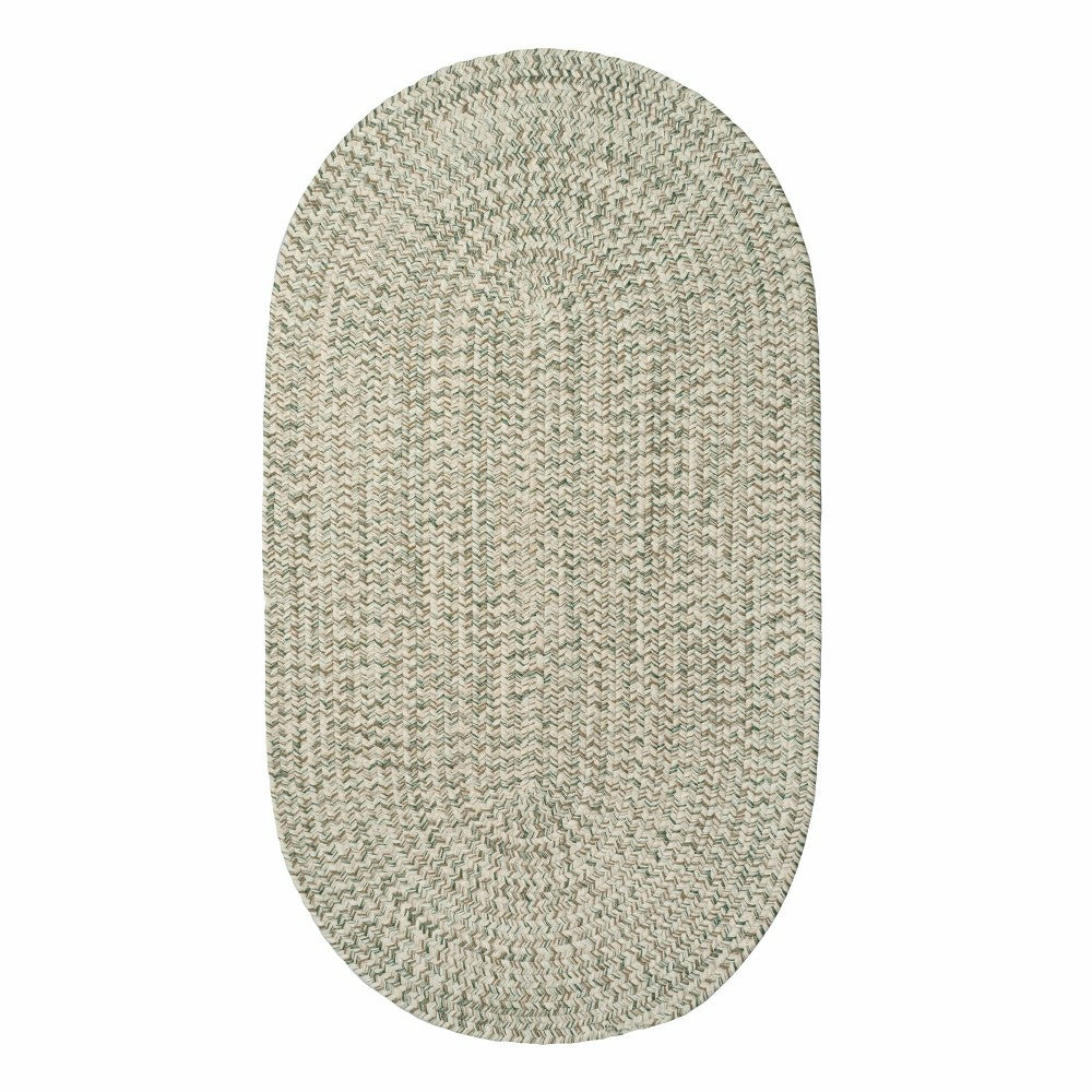 Plow & Hearth Indoor/Outdoor Oval Pine Creek Braided Polypropylene Rug, 2' x 3'
