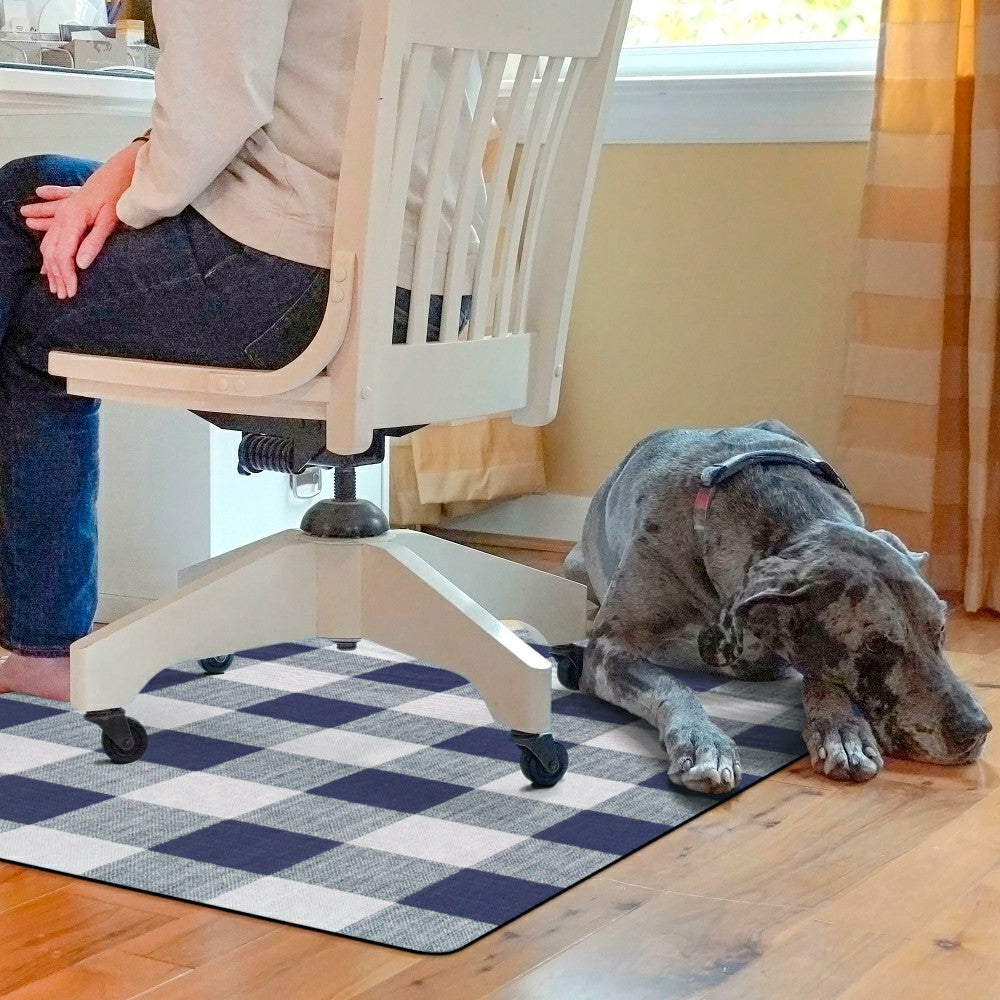 Plow & Hearth Buffalo Plaid Chair Mat