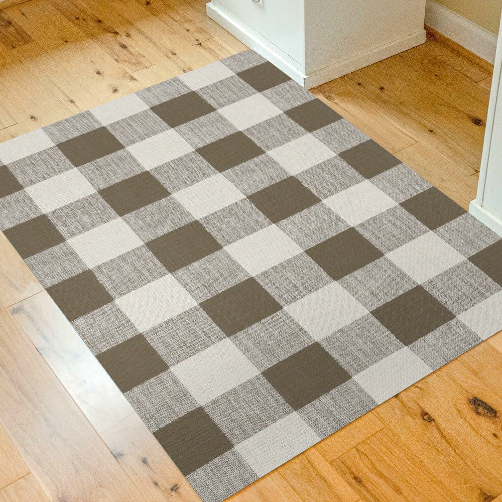 Plow & Hearth Buffalo Plaid Chair Mat