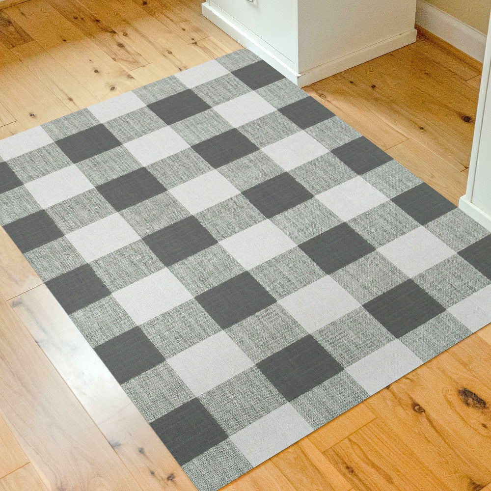 Plow & Hearth Buffalo Plaid Chair Mat