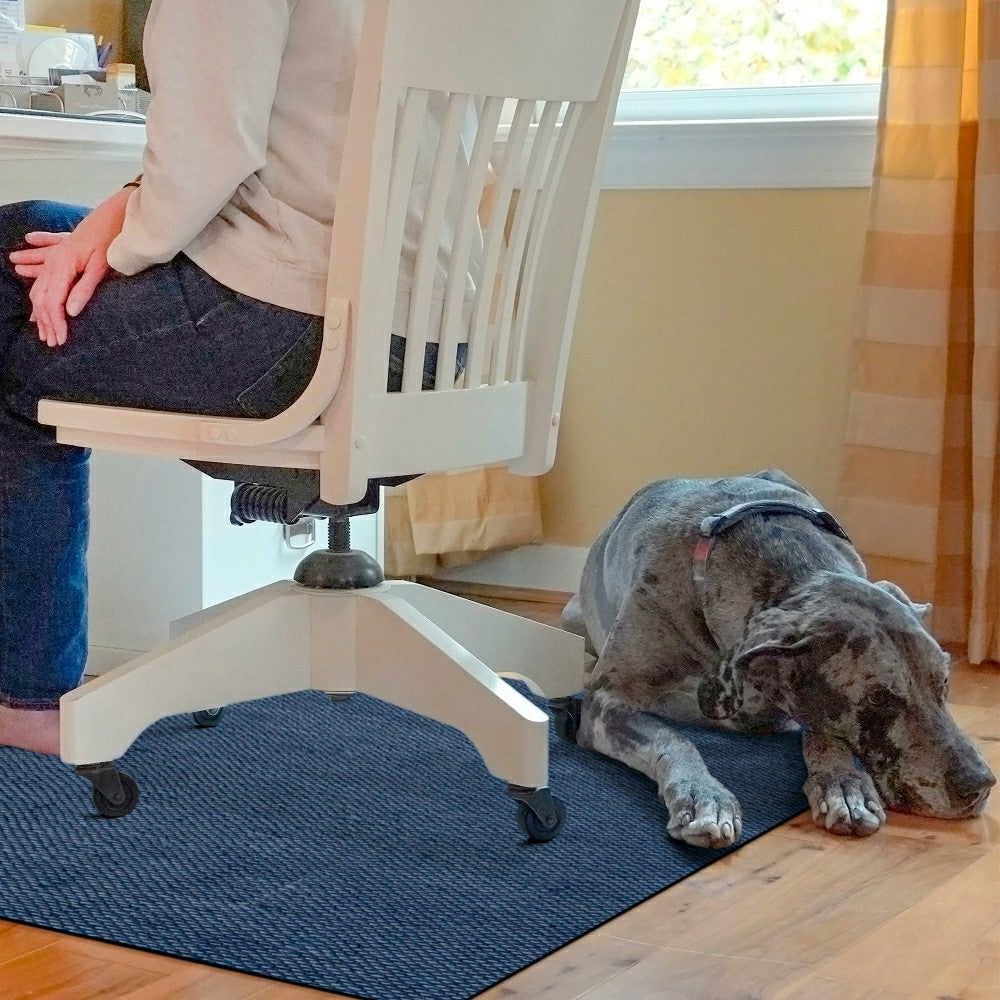 Plow & Hearth Burbury Weave Desk Chair Mat