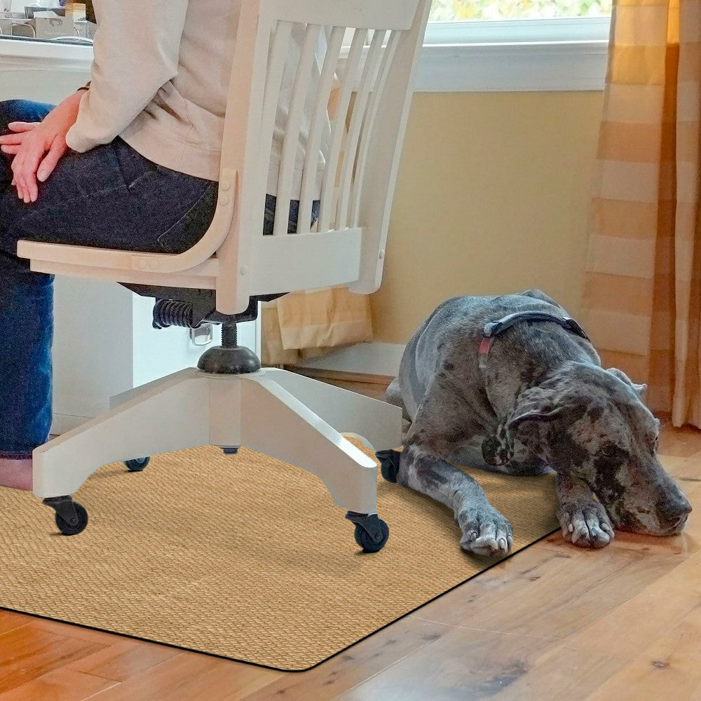 Plow & Hearth Burbury Weave Desk Chair Mat