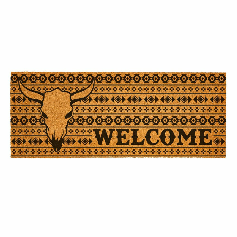 Plow & Hearth EG Studio Southwest/Texas Coir Mat,60"x24"