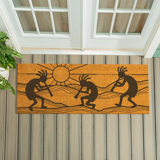 Plow & Hearth EG Studio Southwest/Texas Coir Mat,60"x24"
