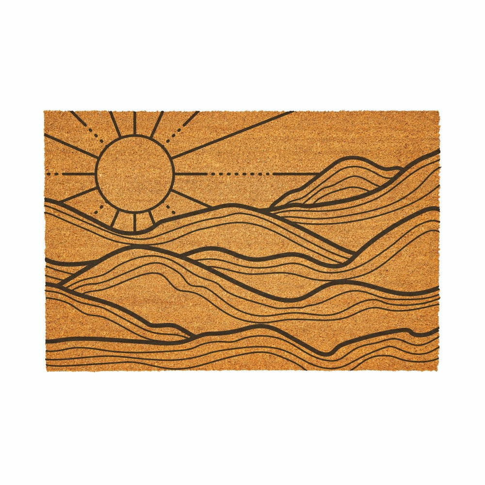 Plow & Hearth EG Studio Southwest/Texas Coir Mat,36"x24"